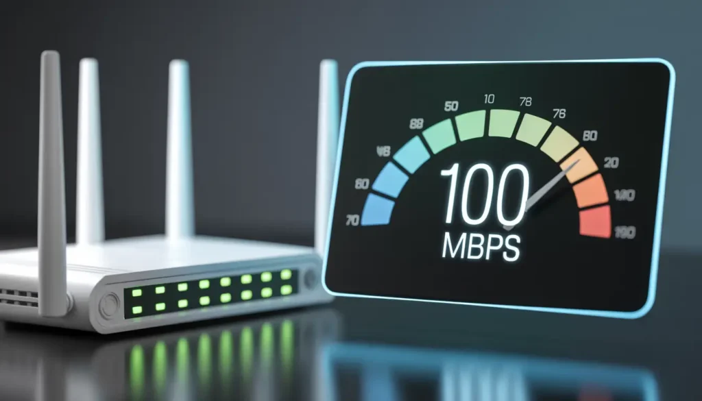 Test de débit internet Speedtest et configuration des serveurs DNS Google pour un streaming fluide.