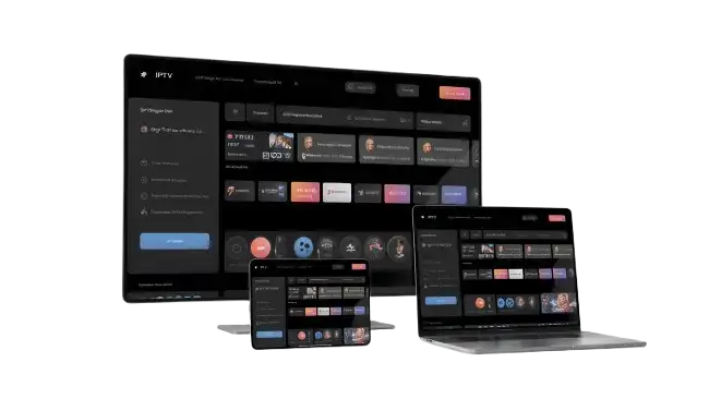 Application IPTV compatible avec Smart TV, smartphone et tablette pour un streaming fluide