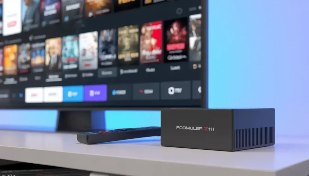 Interface MyTVOnline 3 sur la box Formuler Z11 Pro Max pour une expérience IPTV fluide.